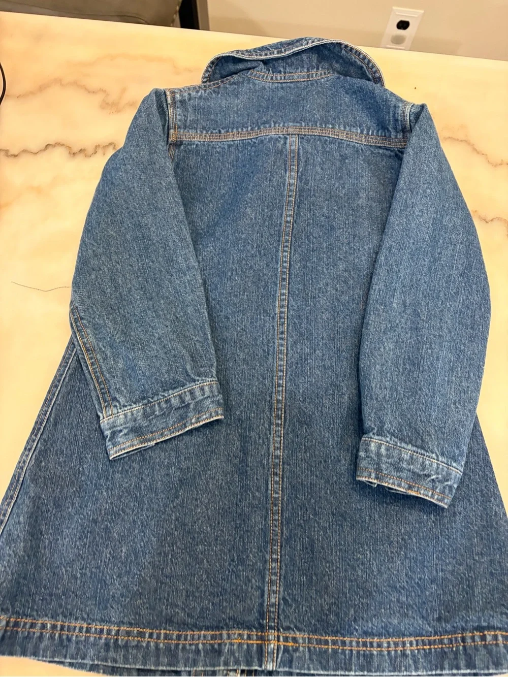 Polo by Ralph Lauren Kids Blue Denim Button-Front Jacket Dress